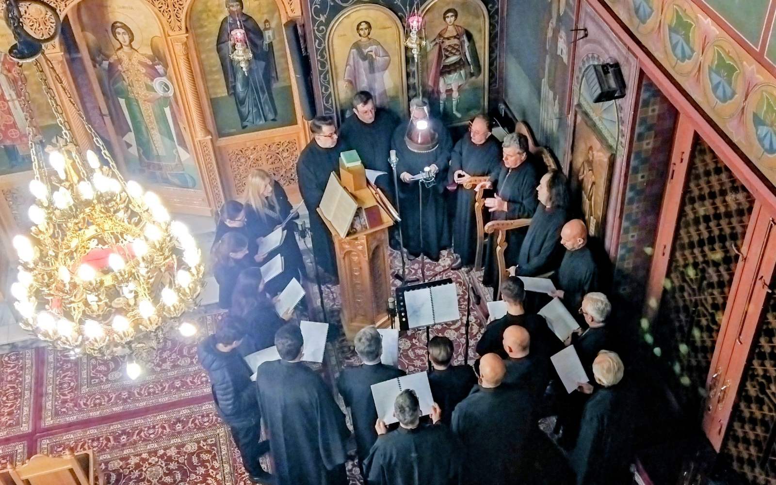 Η Ακολουθία της Τριθέκτης για την Εορτή των Χριστουγέννων στην Ιερά Μητρόπολη Κίτρους, ως επίλογος των «Αικατερινείων 2025»